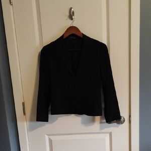 Theory Women's Black Chain Button Blazer